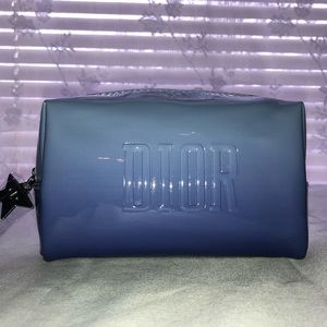 NEW Dior Blue Ombré Makeup Bag/Pouch